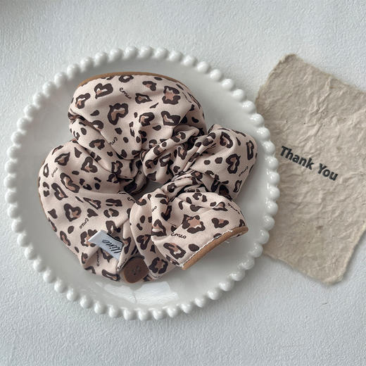 少女豹纹肠圈发圈纪念日百货门店同款164550033 商品图4