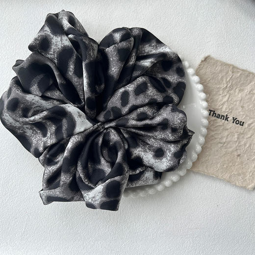 气质缎感豹纹发圈XD-纪念日百货门店同款166599682 商品图3