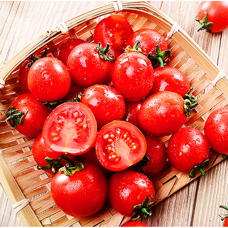 【鲜嫩爽口❗️千禧圣女果 】产地直发，成熟鲜果酸甜可口，新鲜时令水果，现摘小番茄，小西红柿圣女果L