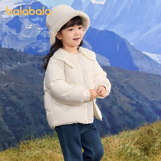 巴拉巴拉童装儿童羽绒服女童冬装面包服外套上衣流行舒适户外潮款 商品图1