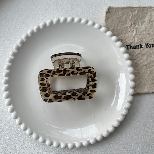 贴片豹纹半扎抓夹-纪念日百货门店同款165243916 商品图2