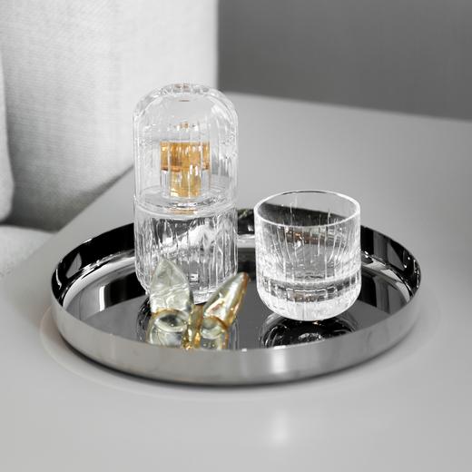 HD流光精抛不锈钢圆托盘 RESONG日诵家居 收纳盘 商品图5