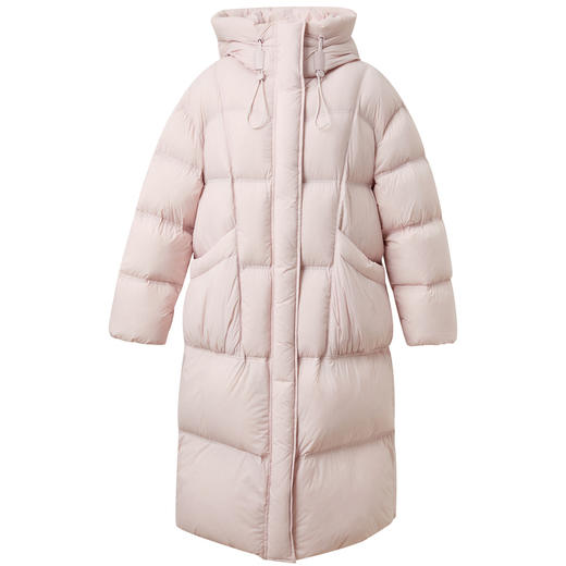 【宋轶同款】[高蓬高充绒]三彩2025冬季新款防水羽绒服90白鸭绒被子服长款M 商品图4