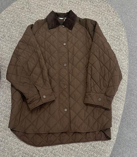 女款菱格翻领外套 商品图0