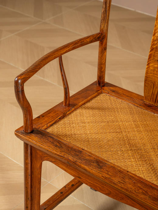 清	黄花梨南官帽椅（一对） 商品图4