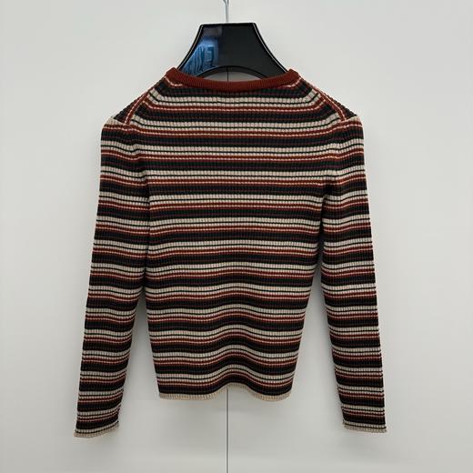 女款条纹长袖针织衫 智秀同款008 商品图1