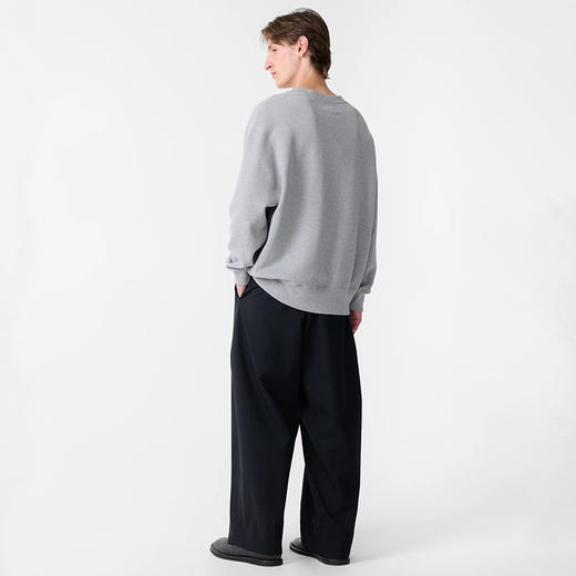 STUDIO NICHOLSON X BEAMS PLUS 联名款羊毛宽松廓形双摺长裤 商品图3