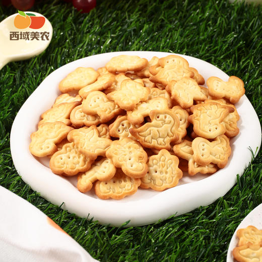 西域美农 欧若姆高钙鲜牛乳造型饼干零食 健康营养小饼干 商品图4