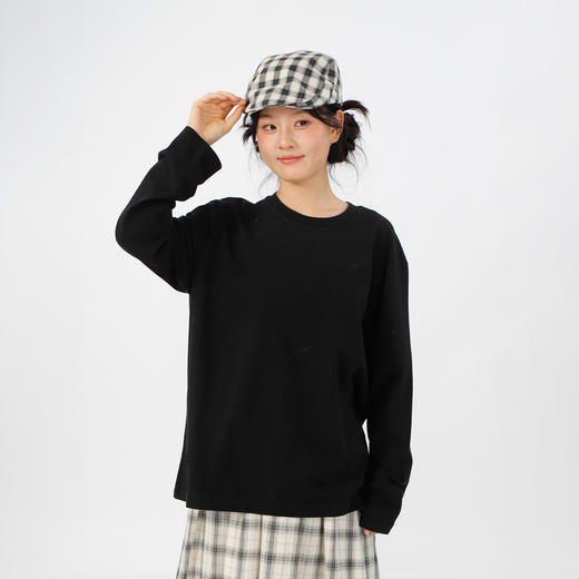 圆领舒适宽松破洞T恤-纪念日百货门店同款165144598 商品图1