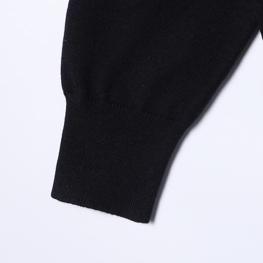 25FK068SDSA秋冬新款痞帅男装韩版简约撞色纽扣开衫V领假两件针织衫毛衣 商品图4