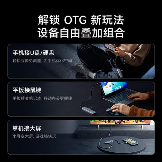 【新品】Anker安克 7合1多功能拓展坞 工作专业级 适用于Macbook电脑 A83D2 商品图8