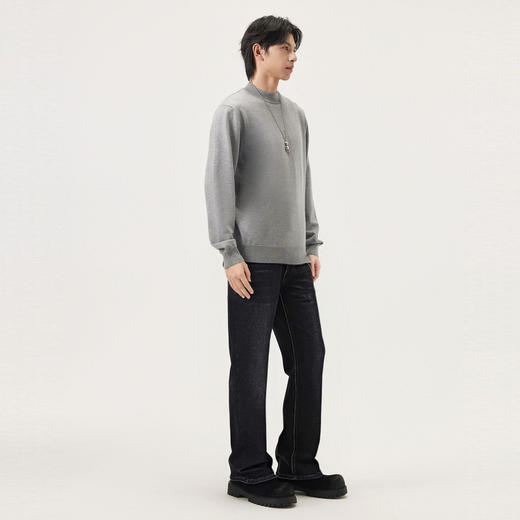 gxg.jeans男装冬季深色经典牛仔长裤J24X054180 商品图3