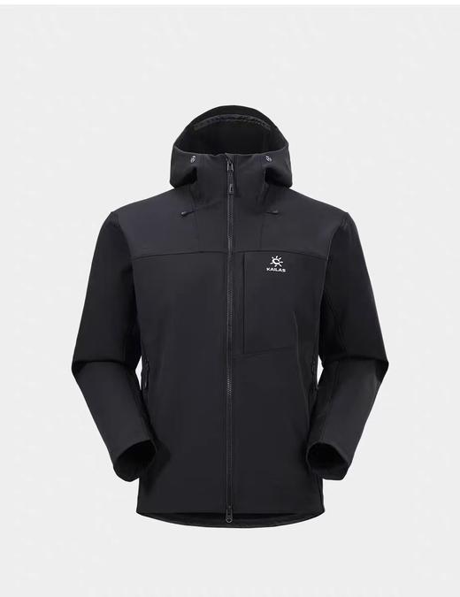 高品质！凯L石M8 连帽软壳冲锋衣 户外防泼水薄绒男款登山服! 商品图2