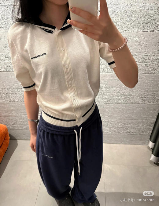 ann 毛巾裤阔腿裤 商品图5