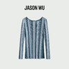 【JASON WU】春夏新款双色一字领套头上衣毛衫毛针织衫女 商品缩略图4