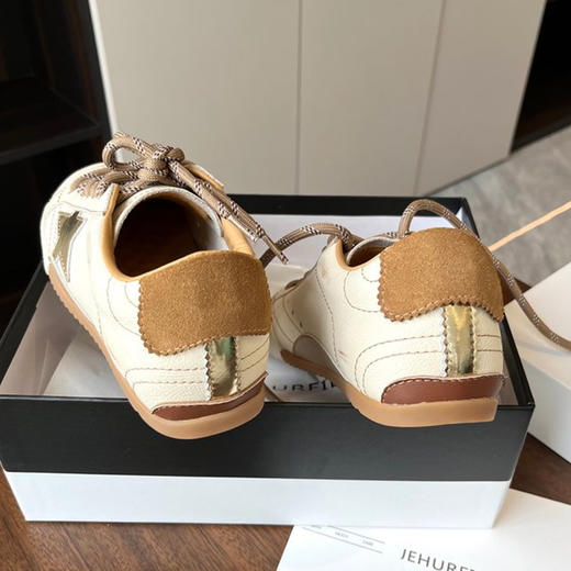 纪华菲·复古星星擦色做旧小脏鞋，不用打理的小白鞋，越脏越时髦，里外都是牛皮，巨舒服～（预售7-10天发） 商品图7