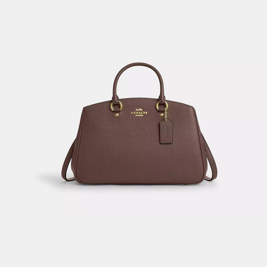 196395776849 COACH 蔻驰  SAVANNAH CARRYALL系列皮质手提斜挎戴妃包【35.5cm(长)x22.5cm(高)x12.5cm(宽)】 商品图1