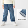 巴拉巴拉童装儿童长裤男童秋冬季翻边直筒牛仔裤复古百搭裤子小童 商品缩略图3