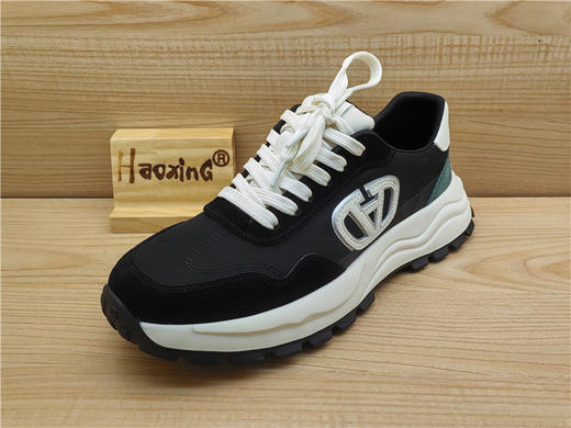 2024年豪行春季新款正品时尚运动休闲舒适透气厚底男单鞋14197219 商品图2