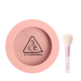 6932313162400 三熹玉3CE 【单色腮红】含刷裸粉色蜜桃橘元气自然持久裸妆哑光黄皮显白