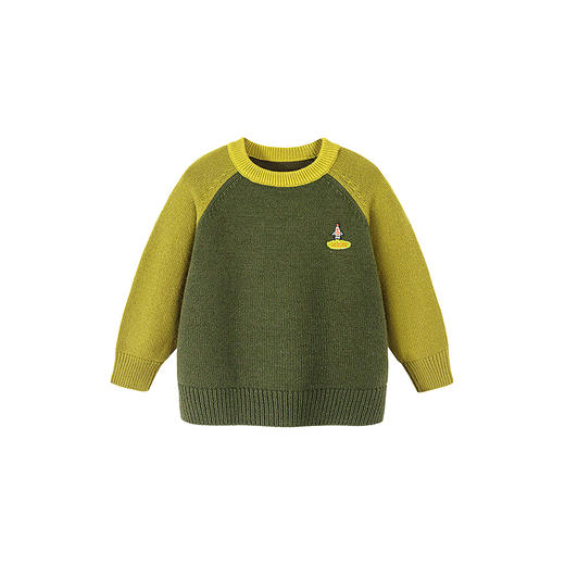 迷你巴拉男童儿童毛衫2025冬新品亲肤不易起球掉毛帅气户外风毛衣 商品图4