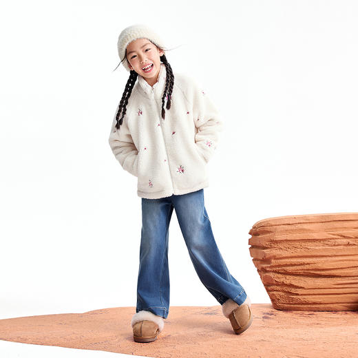 【实体店同款】女童外套冬季新款安奈儿童装AG545372 商品图3