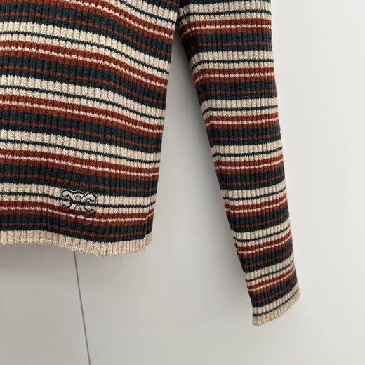 女款条纹长袖针织衫 智秀同款008 商品图2