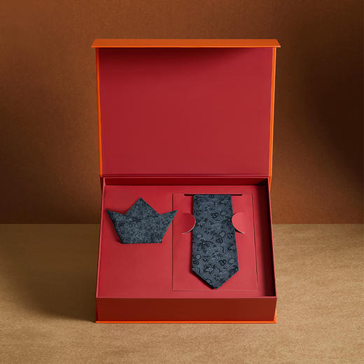 万事利“风奕轩”领带（赠口袋巾） 商品图2