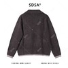 9936SDSA男士秋冬新款痞帅男装韩版撞色翻领净版假两件毛衣宽松百搭 商品缩略图5