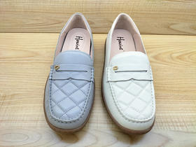 秋季新款豪行真皮女鞋23366232时尚平底舒适休闲单鞋