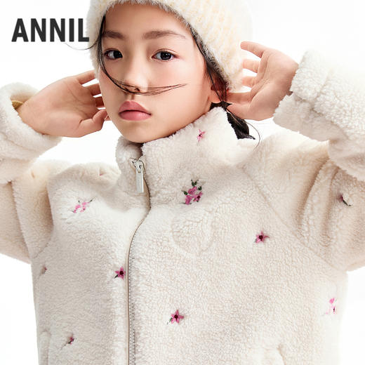 【实体店同款】女童外套冬季新款安奈儿童装AG545372 商品图2