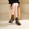 Westory2025年冬季低跟方头牛皮休闲中性风短靴S25DS85811 商品缩略图4