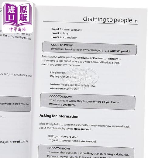 【中商原版】Collins Easy Learning English Conversation Book 1 柯林斯易学英语 对话第一册 含音频第2版英文原版 口语交流 商品图3