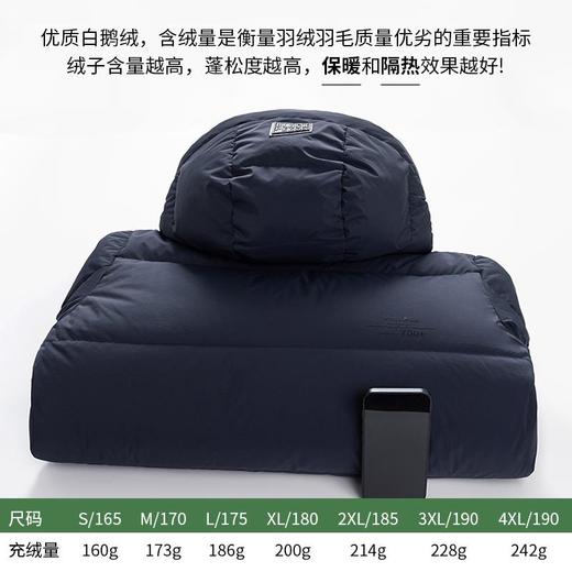 【黑金鹅绒4.0】极寒机能风大五格鹅绒羽绒服男女同款加厚东北穿 商品图1