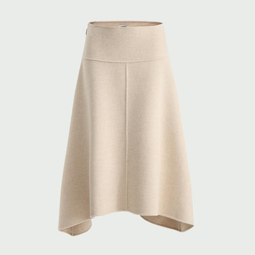 【JASON WU】(多色)(山羊绒)秋冬新款通勤双面呢鸢尾半裙 商品图1