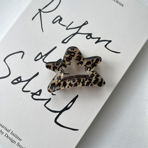 贴片豹纹半扎抓夹-纪念日百货门店同款165243916 商品图4