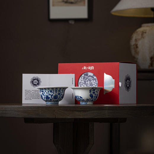 “故宫600年双杯重逢原韵再造官方IP出品”上新了故宫 镜像传奇 陶瓷茶杯 双杯礼盒装 商品图3