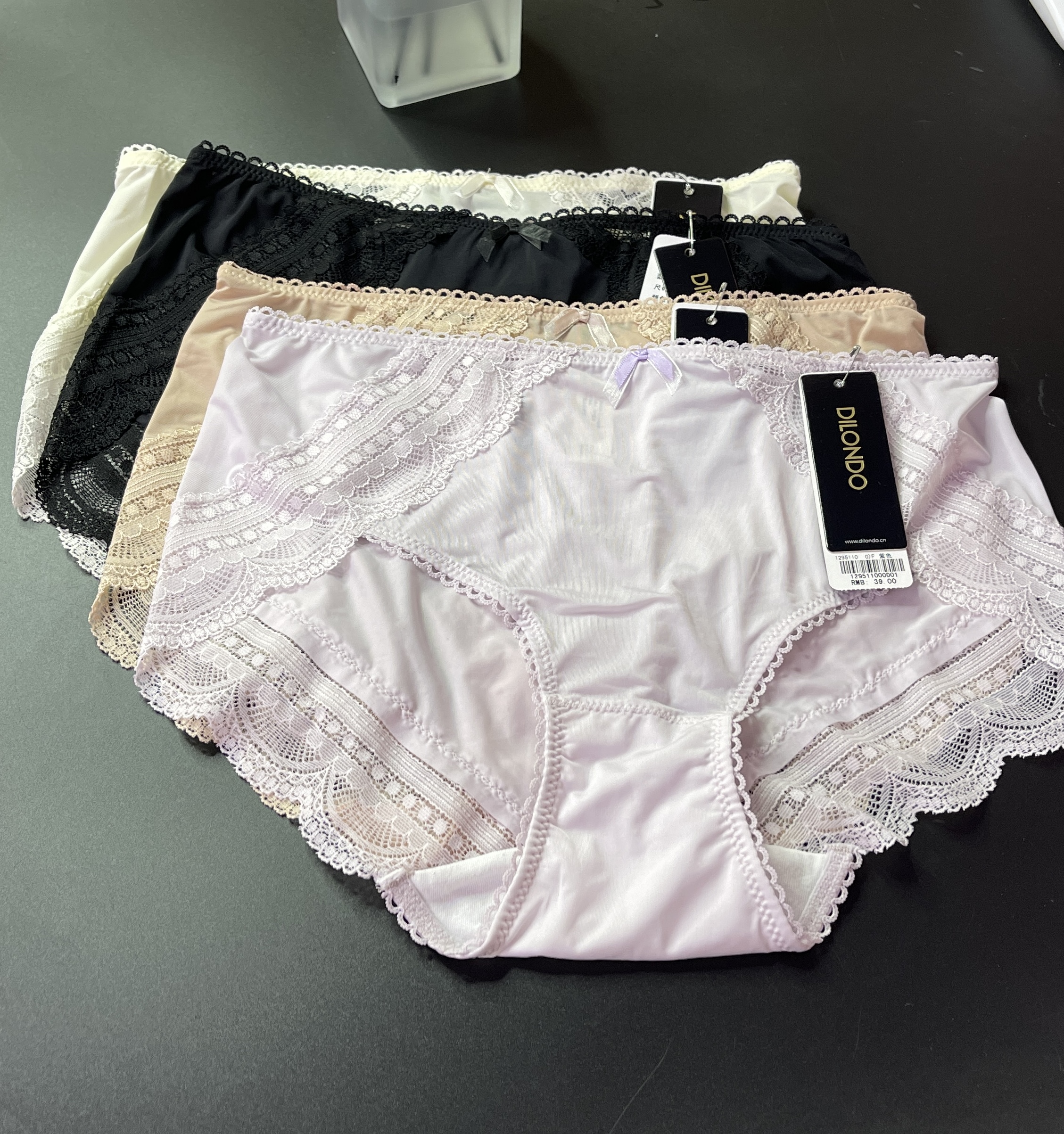 蕾丝中腰包臀时尚性感女士内裤1295110