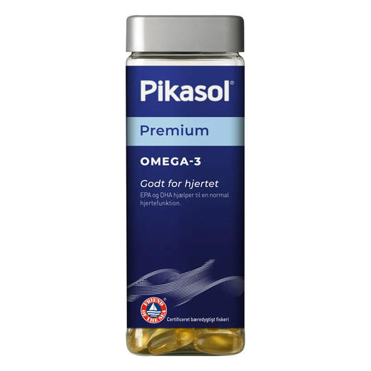 [保税区]丹麦Pikasol高浓缩深海鱼油140粒、平衡胆固醇鱼油160粒. Pikasol Premium 140 stk、Kolesterol Balance 160stk 商品图1
