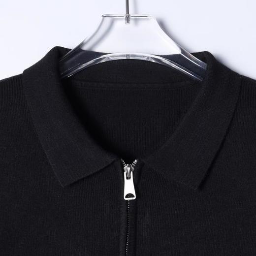 259058SDSA男士秋冬新款痞帅男装简约时尚半拉链翻领针织衫百搭时尚毛衣 商品图2