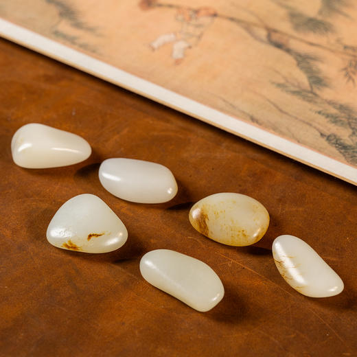 和田玉籽料一组（六块） 商品图0