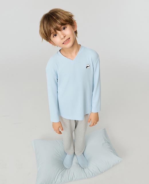 5楼爱慕儿童奶皮贴贴家居服上衣 商品图1