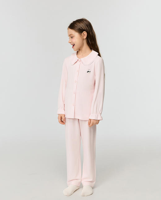 5楼爱慕儿童奶皮贴贴家居服上衣AK141J511 商品图3
