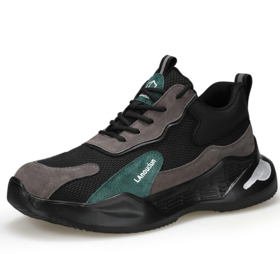 蓝鸥盾新款低帮劳保鞋四季款实心底防静电防砸防刺穿运动系列