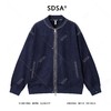 WT241SDSA男士秋冬新款痞帅男装韩版撞色缝线棒球领卫衣外套百搭时尚 商品缩略图1