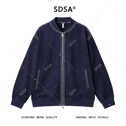 WT241SDSA男士秋冬新款痞帅男装韩版撞色缝线棒球领卫衣外套百搭时尚 商品图1