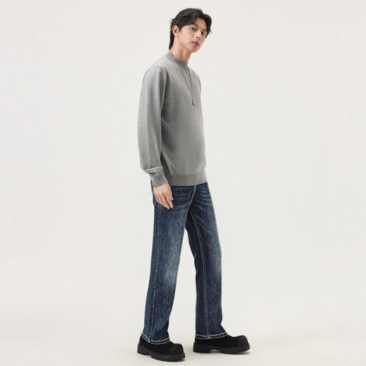 gxg.jeans男装冬季热卖牛仔长裤J24X054183 商品图3