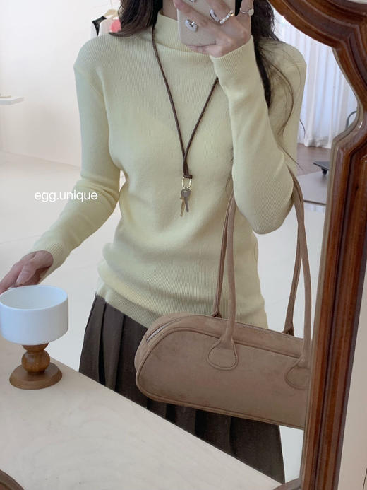 【家居百货】【69.9/两件】首批福利𝐞𝐠𝐠.𝐮𝐧𝐢𝐪𝐮𝐞 兔绒打底衫针织衫15色可选！ 商品图7