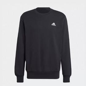 严选 | 阿迪达斯男款小标刺绣针织卫衣 IC9329毛圈 奥莱仓直发