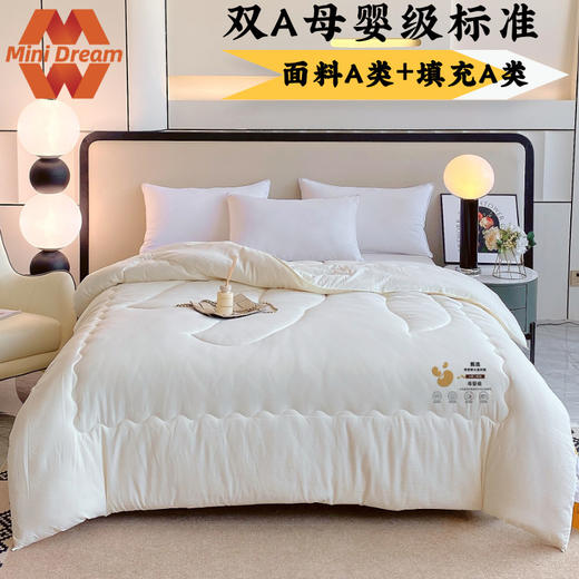 【软软糯糯！👶母婴级安心之选】甄选李官奇大豆纤维填充的A类母婴被子 ，冬季保暖必备❄️3A级抗菌+天然大豆蛋白，给家人贴心的呵护💝 商品图0